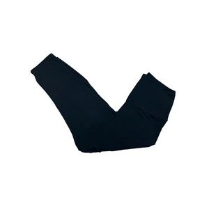 Aerie Chill and Play high waisted black stretch cropped leggings size sm…